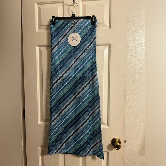 NWT Princess Polly Sorella Maxi Skirt Blue - Picture 2 of 7